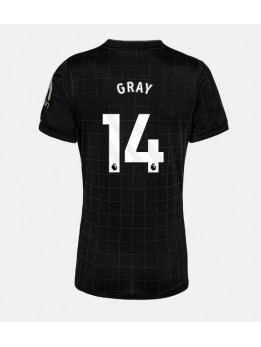 Billige Tottenham Hotspur Archie Gray #14 Bortedrakt Dame 2025-26 Kortermet